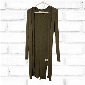 Olive green duster